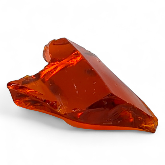 Ruby Amberina Art Glass Cullet Glowing Uranium Slag Glass #4GS80 - Picture 4 of 7